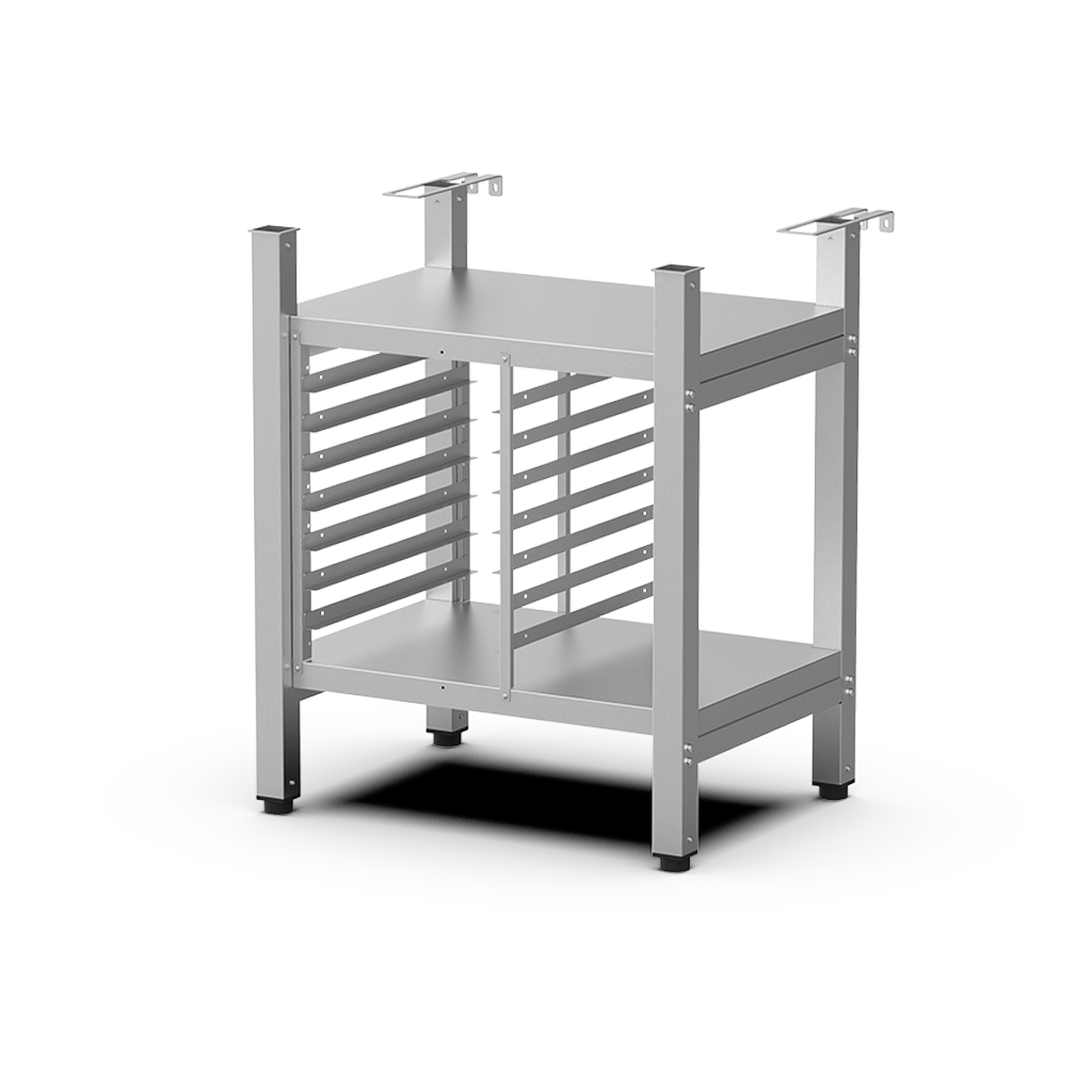 UNOX Ultra High Open Stand with Lateral Supports (XWVRC-0711-UH) — a commercial kitchen equipment accessory, supplied by Matty's.