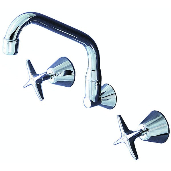 Yellow YZ315 Tapware Wall Mount Faucet - 220mm Spout Mattys