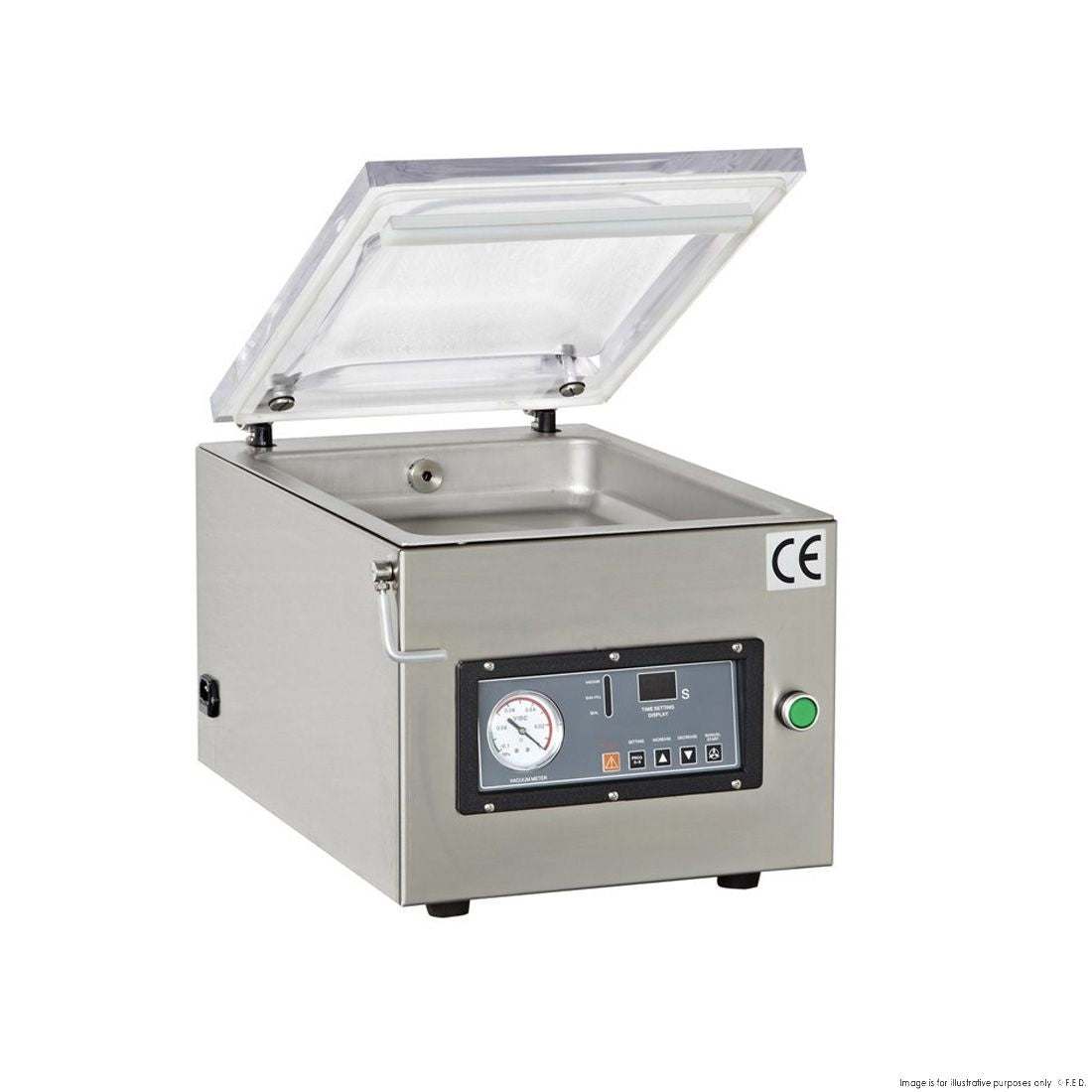 F.E.D. ZJ-VM300B1 Yasaki Commercial Bench Top Vacuum Packing Machine Mattys
