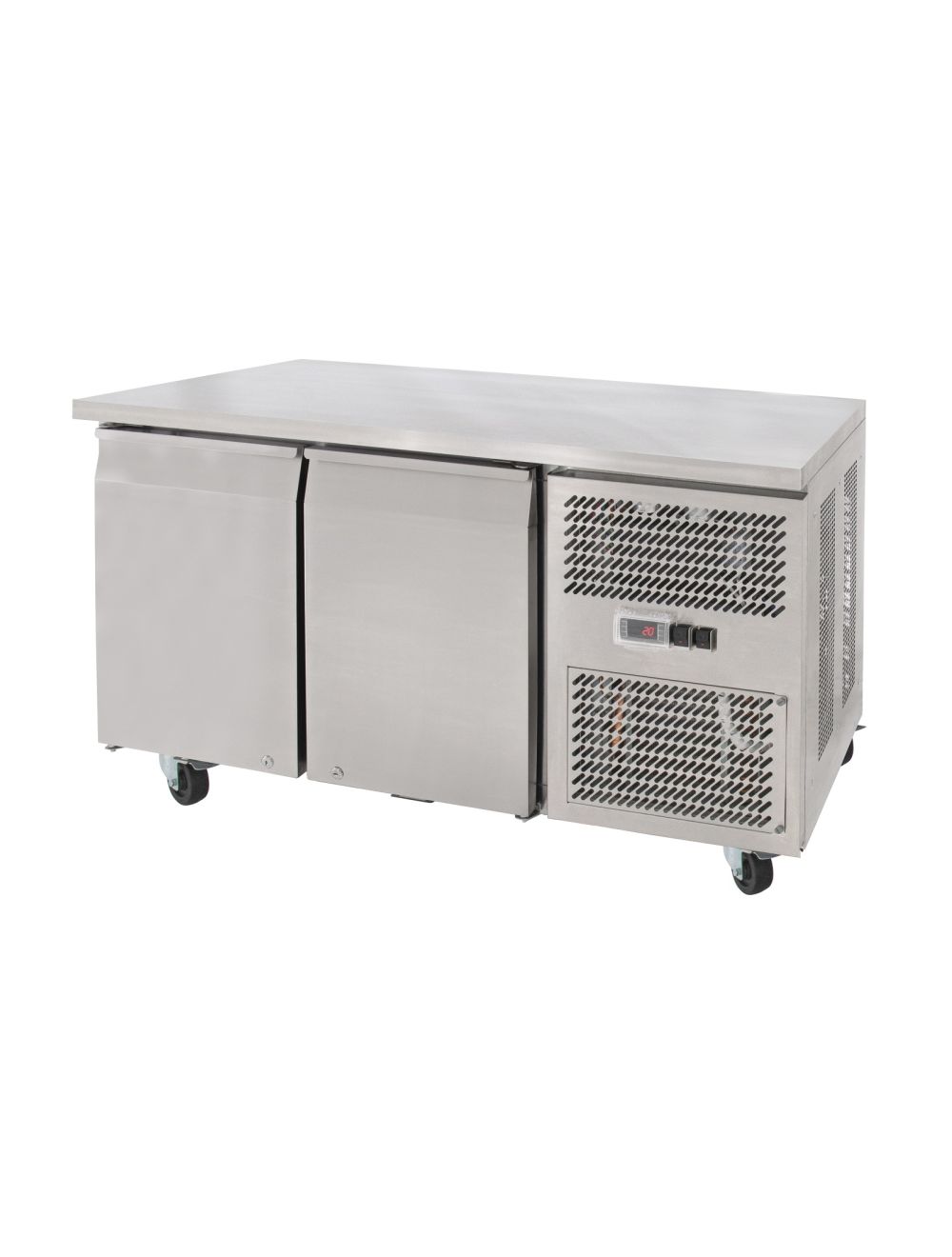Airex Countertop 2 Solid Door Fridge with Height Increase Spacer - AXR.UCGN.2.900H Airex