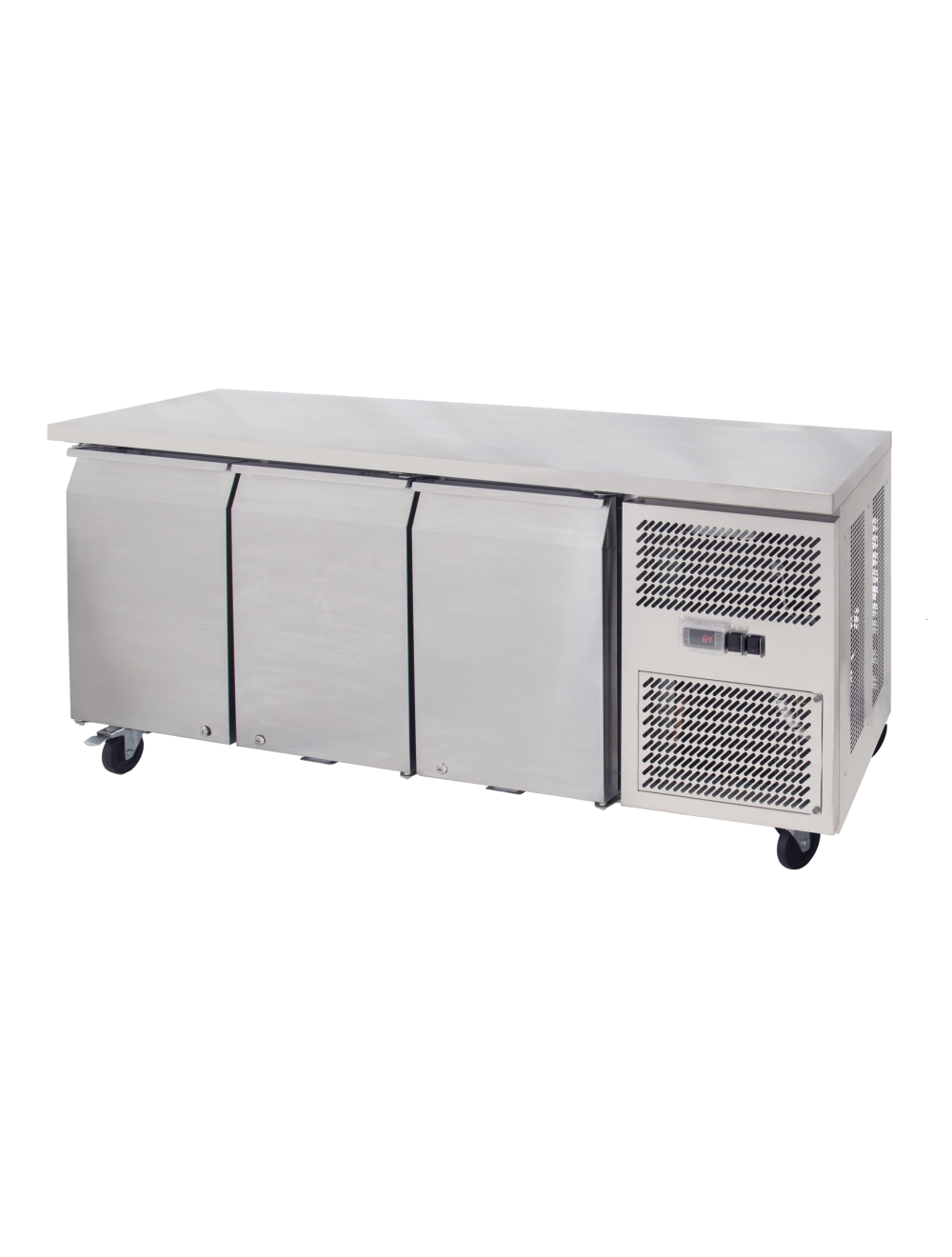Airex Countertop 3 Solid Door Fridge with Height Increase Spacer - AXR.UCGN.3.900H Airex