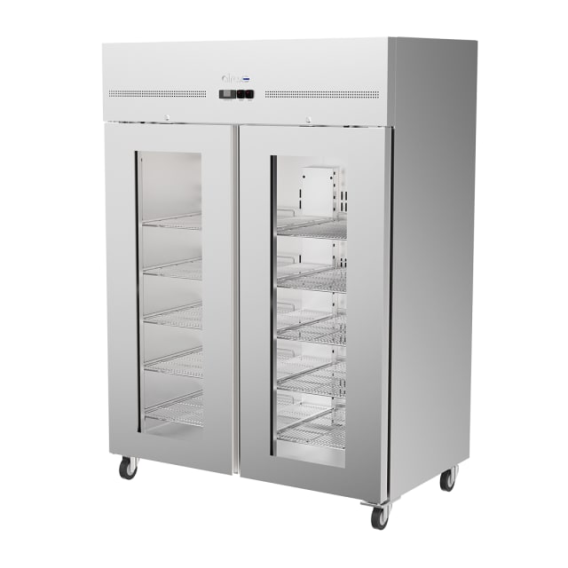 Airex Double Glass Door Upright Refrigerated Storage - To suit 2/1GN - AXR.URGN.2G Airex