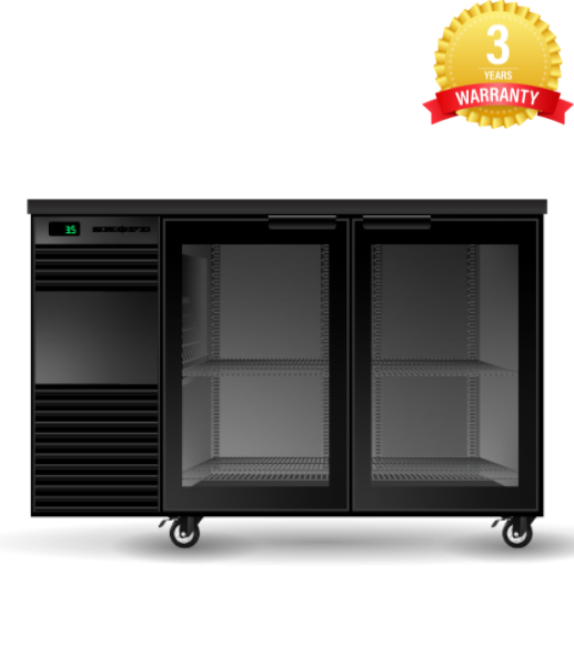 SKOPE | BackBar 2 Glass Swing Door Fridge | BB.2.GSW SKOPE