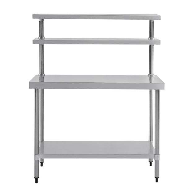 Benches Vogue Stainless Steel Prep Station 1200x600mm - CC359 Vogue