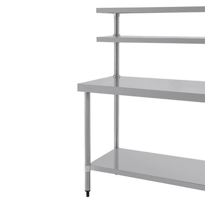 Benches Vogue Stainless Steel Prep Station 1200x600mm - CC359 Vogue