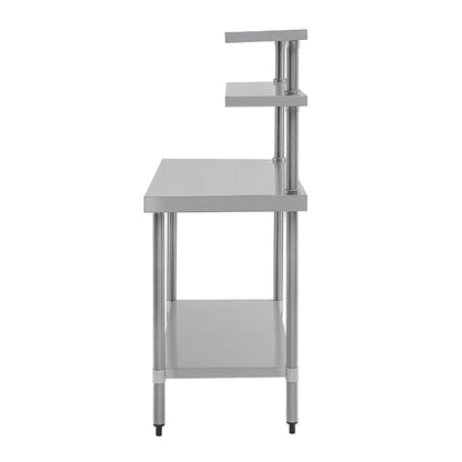 Benches Vogue Stainless Steel Prep Station 1200x600mm - CC359 Vogue