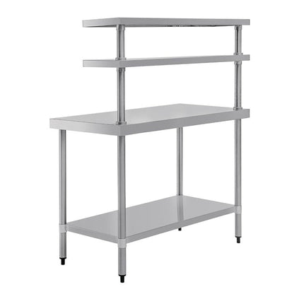Benches Vogue Stainless Steel Prep Station 1200x600mm - CC359 Vogue