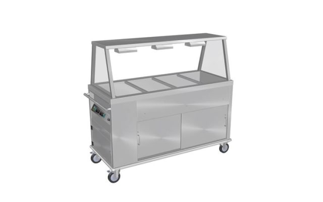 Culinaire Mobile Bain Marie Hot Cupboard with A Frame Gantry CH.BMHM.GA.3 Culinaire