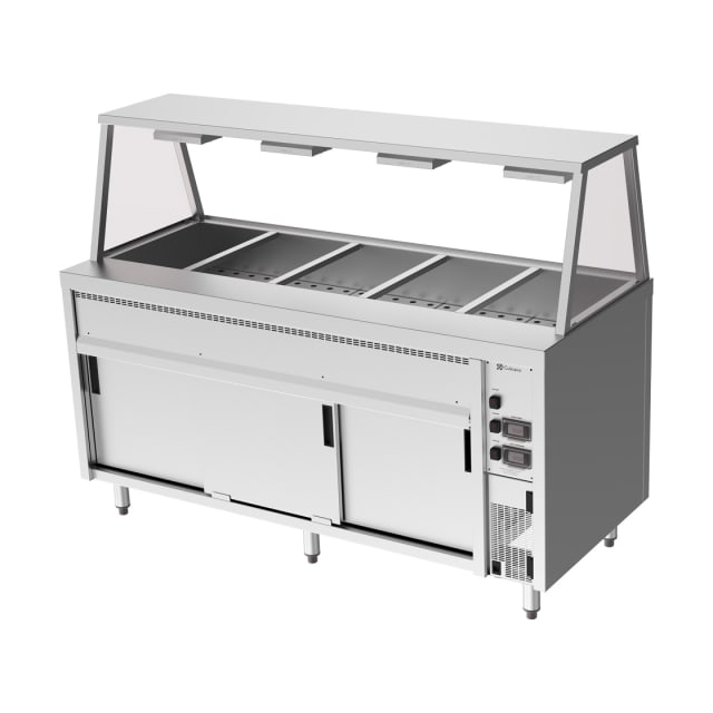 Culinaire Island Bain Marie with A Frame Gantry CH.BMH.I.GA.5 Culinaire