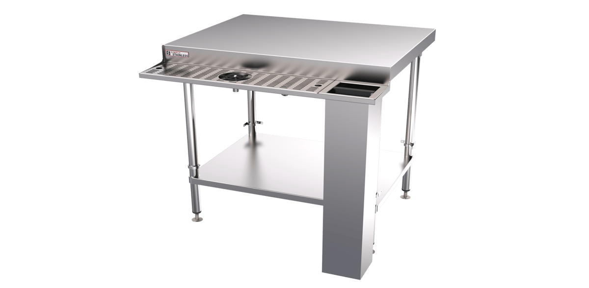 Simply Stainless Coffee Station 1200mm Wide - SS42.CS.7.1200 Simply Stainless