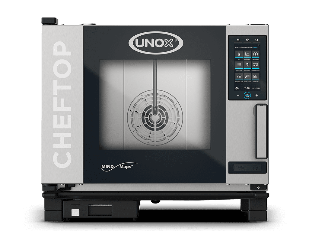 UNOX CHEFTOP MIND.Maps PLUS Gas 5 Tray GN 1/1 Left Hinge (XEVC-0511-GPRM-MS).