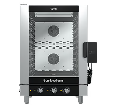 Turbofan Full Size 10 Tray Manual Electric Combi Oven - EC40M10 Mattys