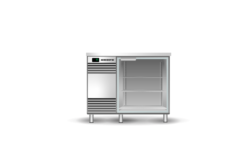 SKOPE | BackBar 1 Glass Swing Door Glass Chiller | GC.1.GSW SKOPE