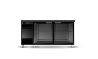 SKOPE | BackBar 2 Glass Swing Door Glass Chiller | GC.2.GSW SKOPE