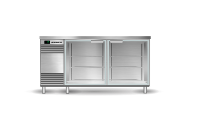 SKOPE | BackBar 2 Glass Swing Door Glass Chiller | GC.2.GSW SKOPE
