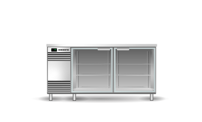 SKOPE | BackBar 2 Glass Swing Door Glass Chiller | GC.2.GSW SKOPE