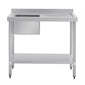 Sinks Vogue Single Bowl Sink R/H Drainer - 1000mm 90mm Drain - HC900 Vogue