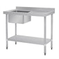 Sinks Vogue Single Bowl Sink R/H Drainer - 1000mm 90mm Drain - HC900 Vogue