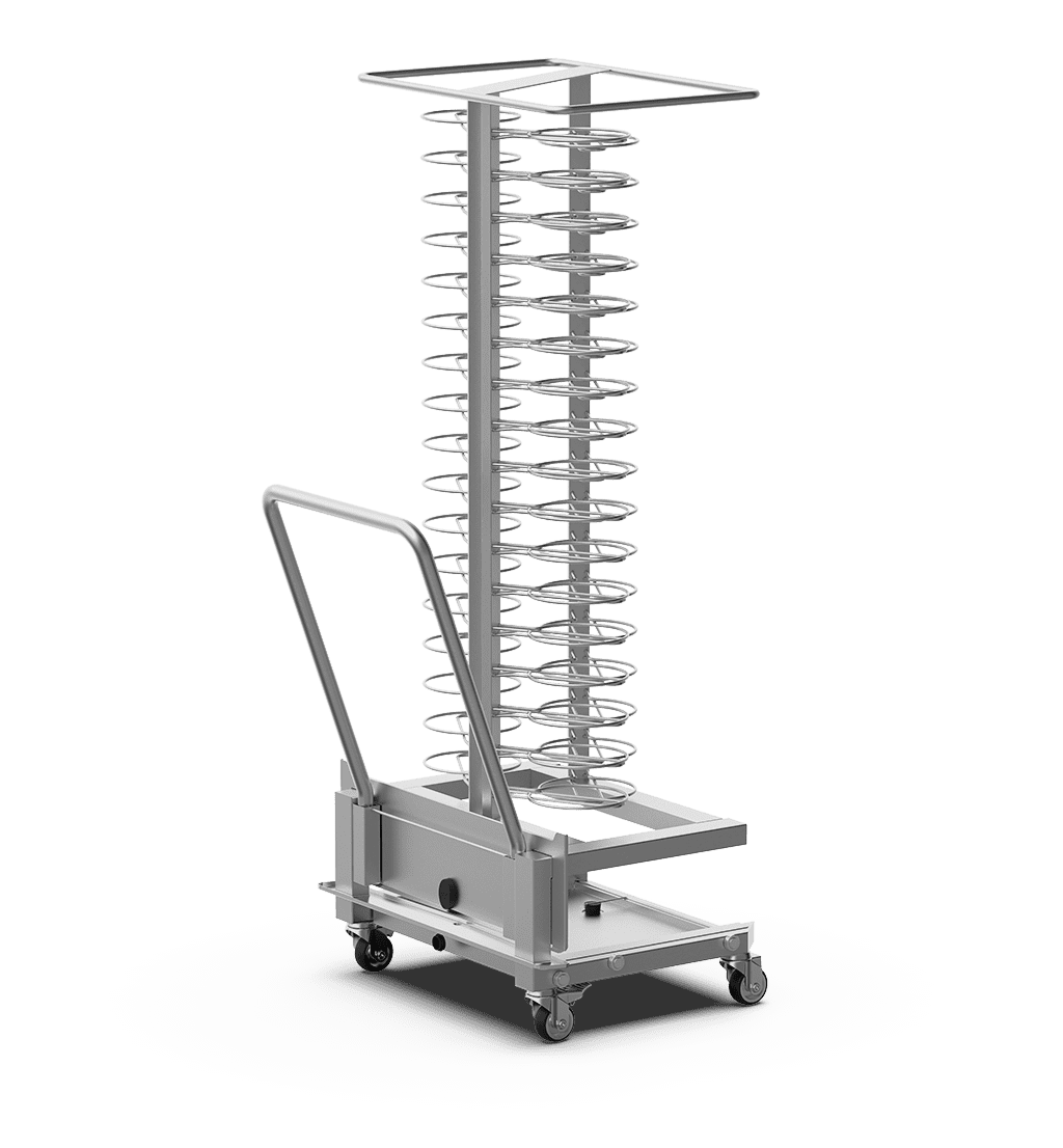 UNOX Mobile plate trolley GN 1/1 (XCP1001) — a commercial kitchen equipment accessory, supplied by Matty's.