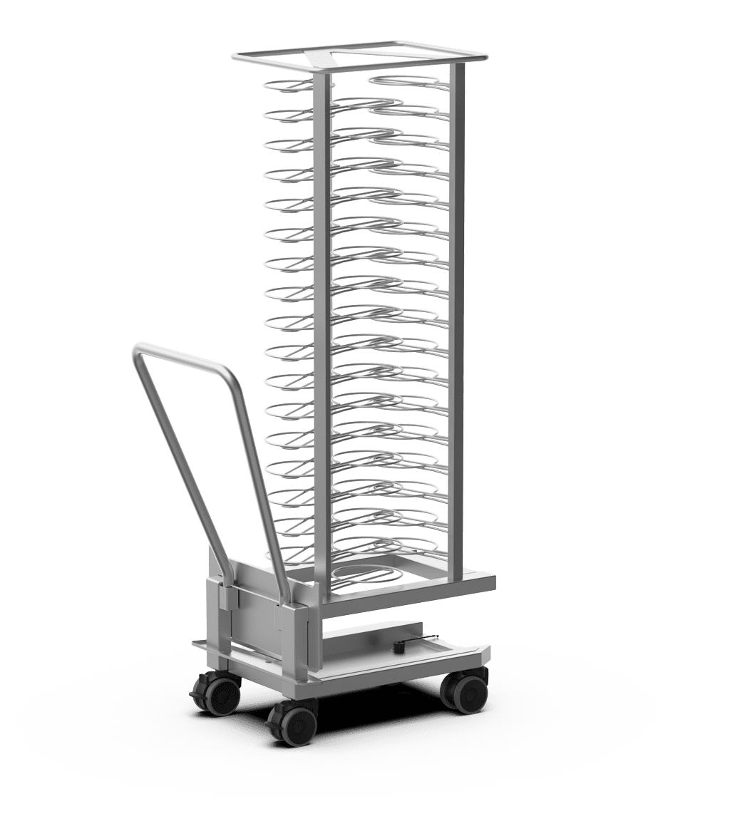 UNOX MIND.Maps GN 1/1 MOBILE 51 PLATE TROLLEY (XECTL-051P) — a commercial kitchen equipment accessory, supplied by Matty's.