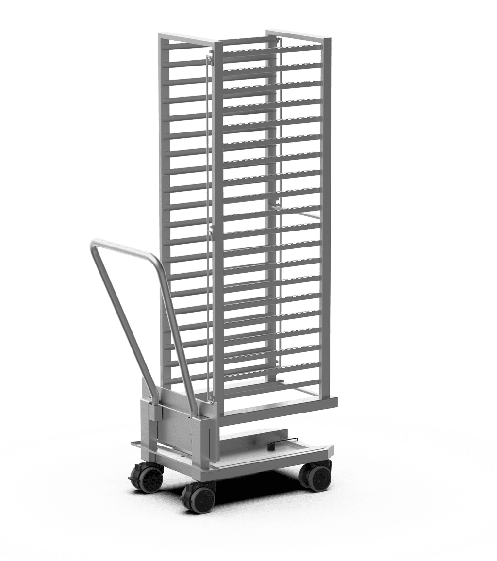 UNOX MIND.Maps GN 1/1 MOBILE 20 TRAY TROLLEY (XECTL-2013) — a commercial kitchen equipment accessory, supplied by Matty's.