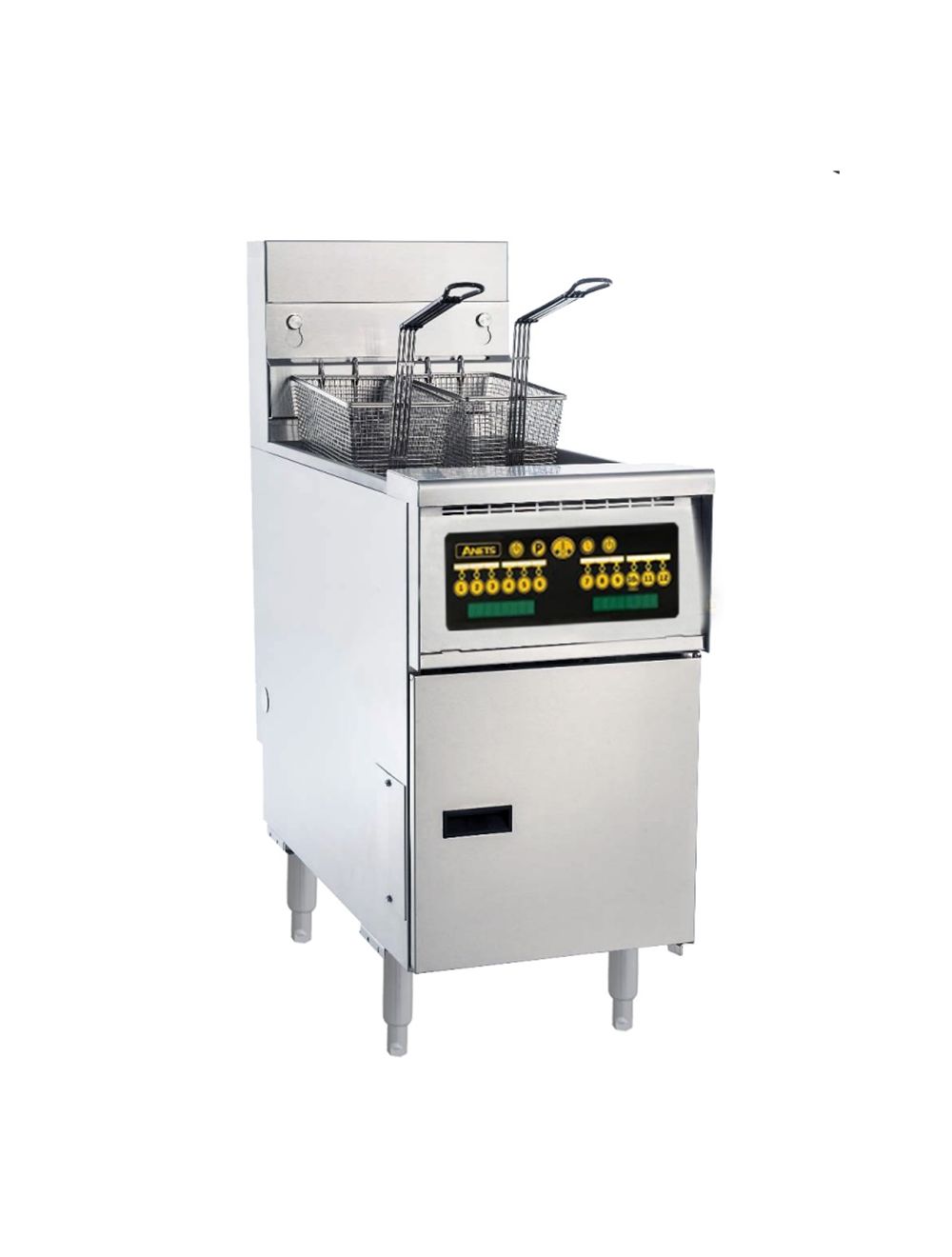 Anets Platinum Series Gas Tube Fryer Computer Control 19-21 L Capicity - AGP55C Anets