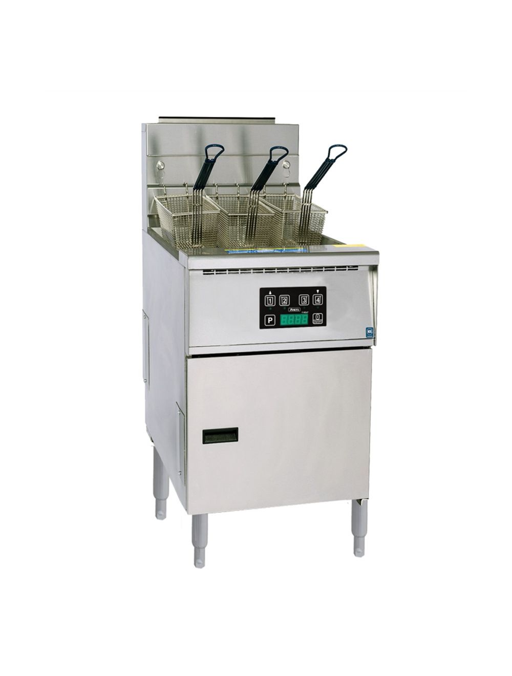 Anets Platinum Series Gas Tube Fryer Digital Control 25-30 L Capacity - AGP60WD Anets