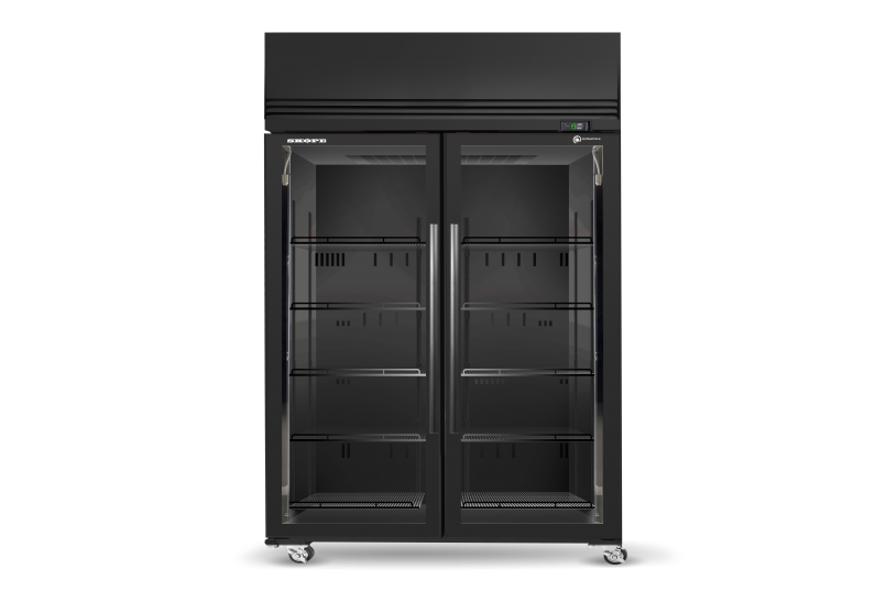 SKOPE ActiveCore SKFT 2 Door Upright Display or Storage Freezer SKFT1300N-A - Black SKOPE