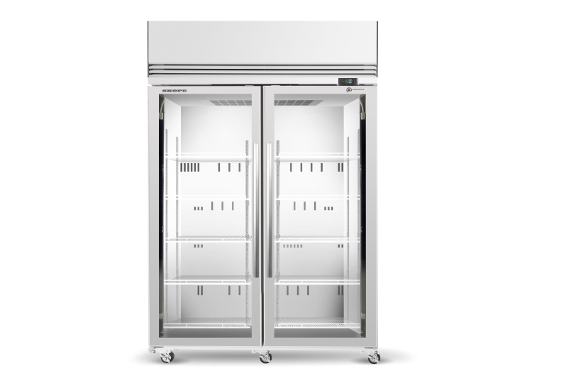 SKOPE ActiveCore SKFT 2 Door Upright Display or Storage Freezer SKFT1300N-A - White SKOPE