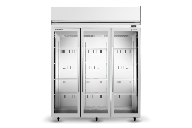 SKOPE ActiveCore SKFT 3 Door Upright Display or Storage Freezer SKFT1500N-A - White SKOPE