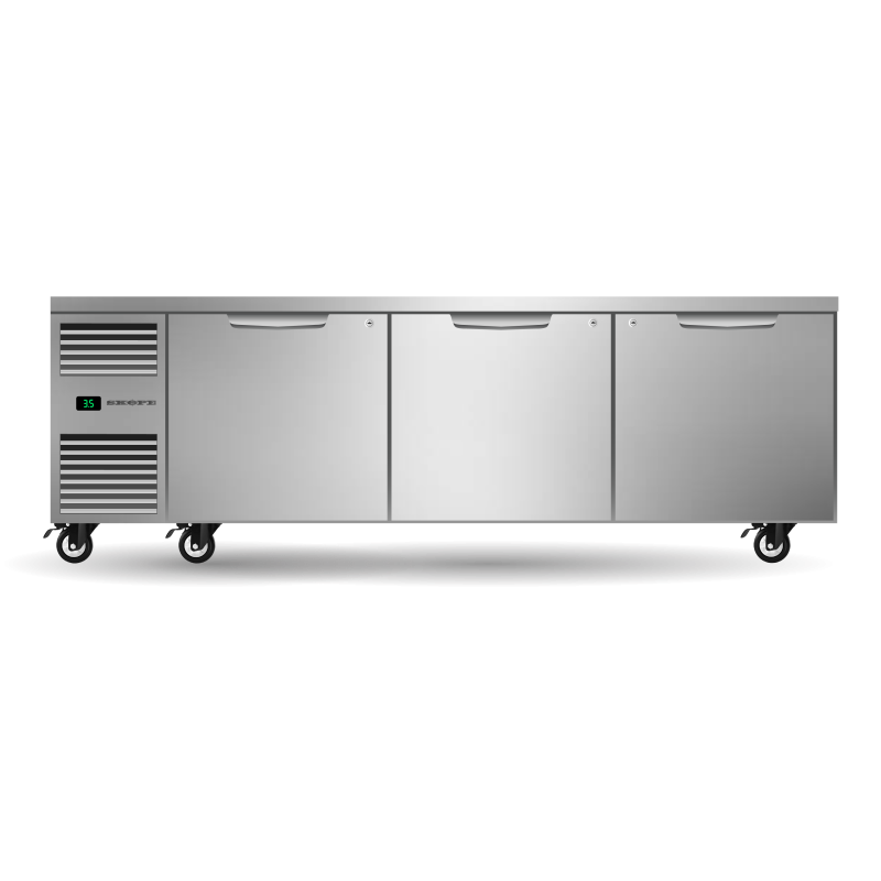 SKOPE ProSpec 3 Bay GN 2/1 Underbench Storage Fridge PG21.UBR.3.SD