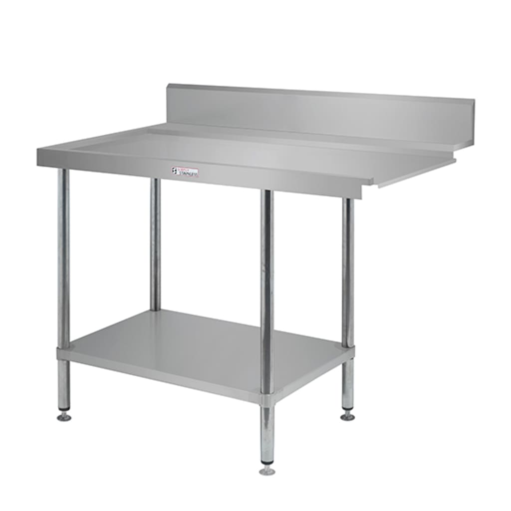 Simply Stainless 900mm wide Dishwasher Outlet Bench - SS07.0900R Simply Stainless