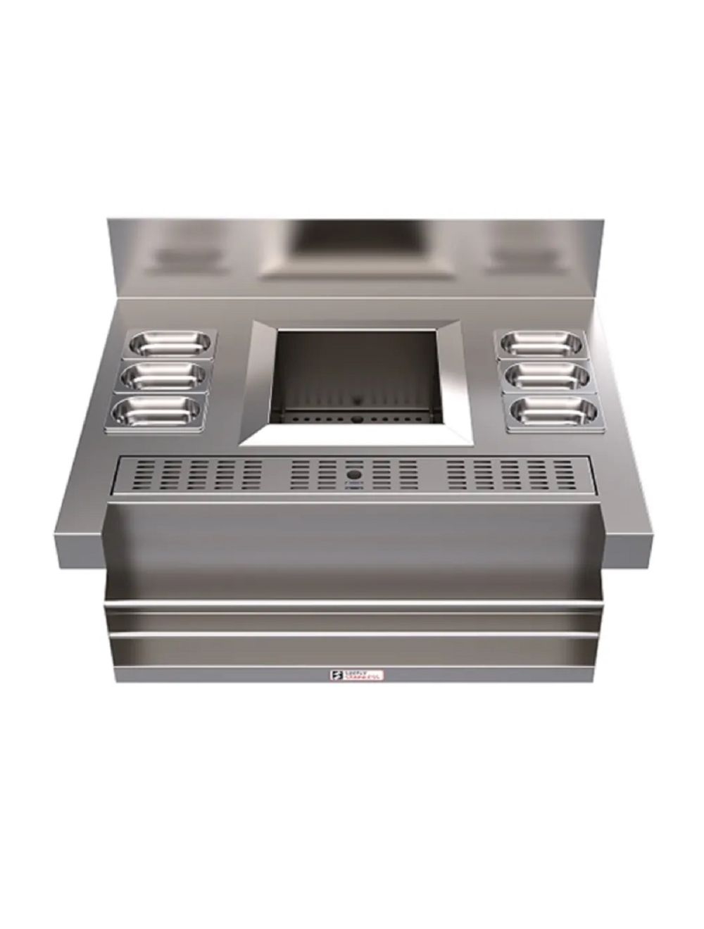 Simply Stainless SBM.CS.7.0950 Cocktail Station with Speed Rack (700 Series) - SBM.CSB.7.0950 Simply Stainless