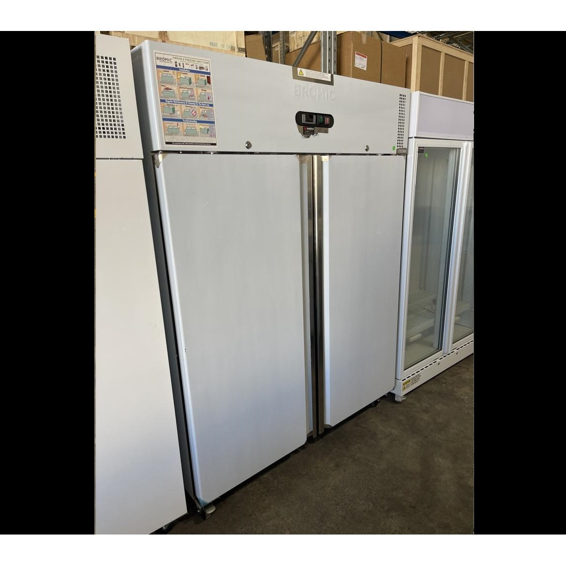 Bromic UC1300SD 1300L 2 Door SS Gastronorm Storage Chiller - ss-UC1300SD-1 Mattys