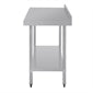 Shelving Vogue Stainless Steel Prep Table with Splashback 1200mm - T381 Vogue