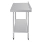 Shelving Vogue Stainless Steel Prep Table with Splashback 1800mm - T383 Vogue