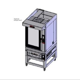 Zanolli TAE101SL Combi Teorema Baking Tower -10-Tray Convection | 2-Tray Single Deck Oven | Mobile stand Mattys