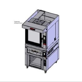 Zanolli TAE61P5 Combi Teorema Baking Tower - 6-Tray Convection | 2-Tray Single Deck Oven | 10-Tray Prover Mattys