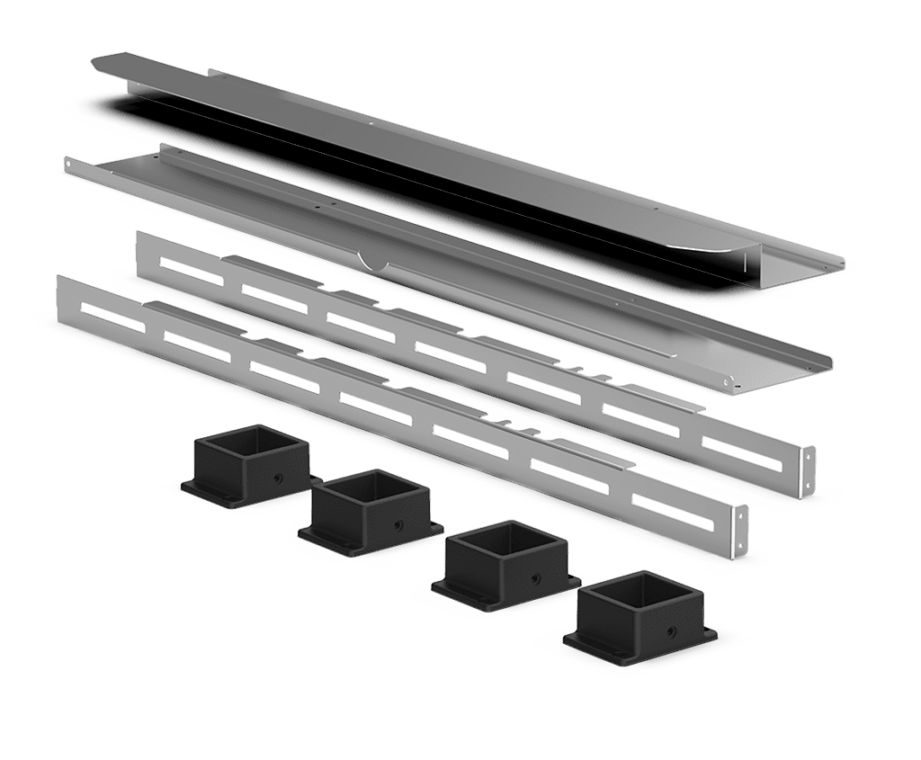 UNOX Double Stack Installation Kit for Maxi.Link Column (XUC062) — a commercial kitchen equipment accessory, supplied by Matty's.