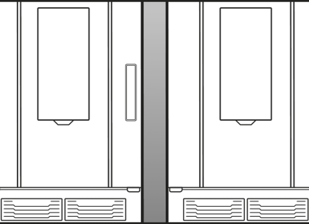 UNOX SPEED-X SIDE-BY-SIDE POSITIONING KIT (XUC198) — a commercial kitchen equipment accessory, supplied by Matty's.